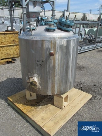 100 Gal Pfaudler Reactor, 316 s/s, 50/65#