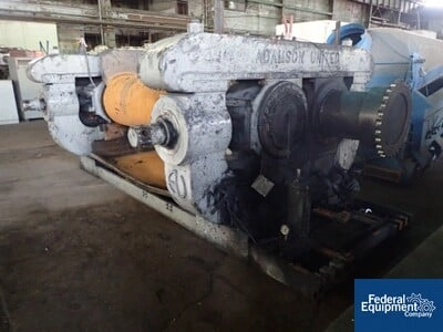 84" x 26" Adamson Two Roll Mill, 200 HP