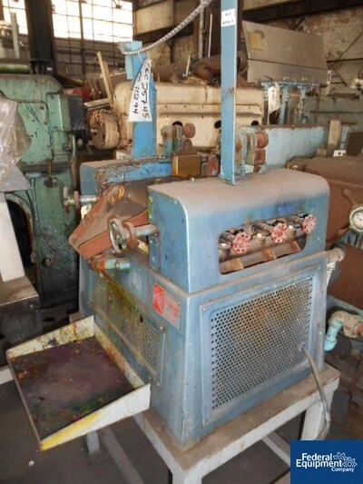 4" x 8" Keith Three Roll Mill