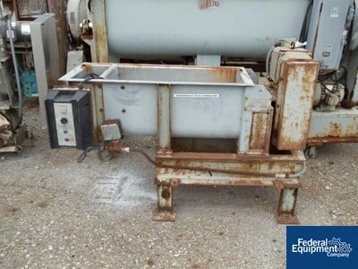 8" Bonnot Twin Shaft Feeder, S/S, 2 HP