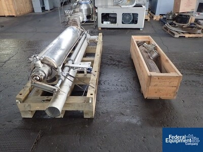 6" x 72" Votator Scraped Surface Heat Exchanger, S/S