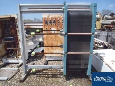 1,622 Sq Ft APV Plate Heat Exchanger, 304 S/S, 150#