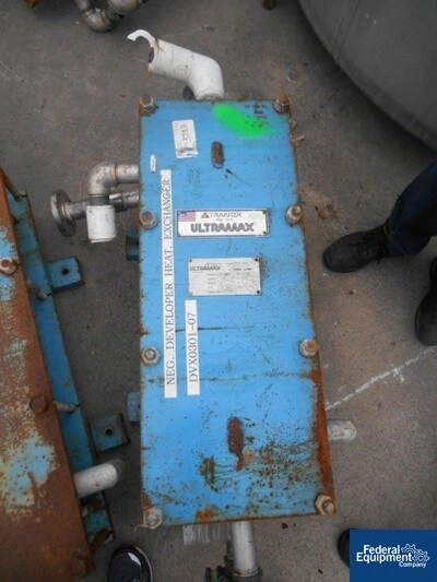 88 Sq Ft Tranter Ultramax Heat Exchanger, S/S, 100#