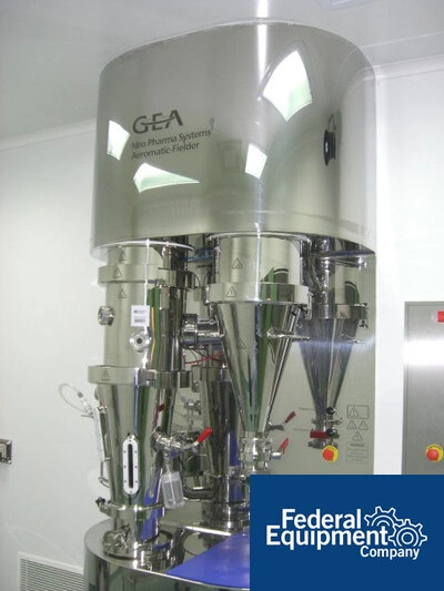 GEA Niro Fluid Bed Dryer Granulator, Model MP1, S/S, 10 Bar