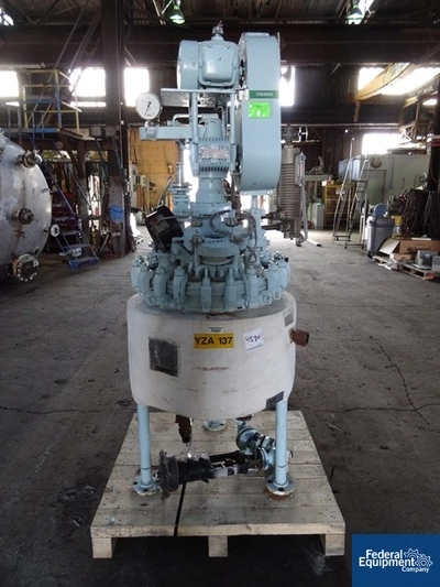 20 Gal Pfaudler Glass-Lined Reactor, 30/115#