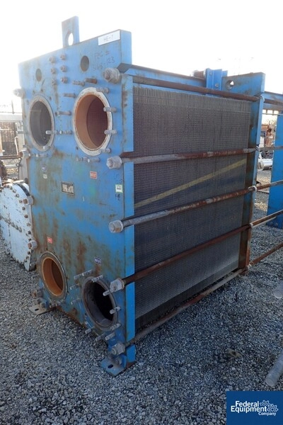 3,771 Sq Ft Graham Plate Heat Exchanger, S/S, 150#