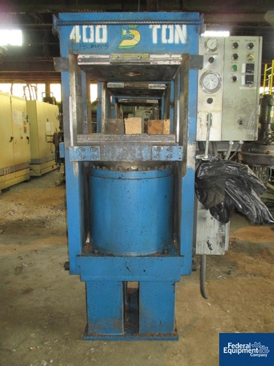 392.5 Ton Slab Side Transfer Molding Press, 24" x 24"