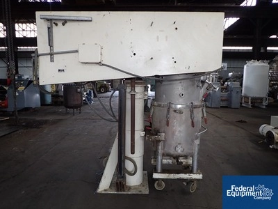 40/15 HP Bowers Vacuum Mixer, S/S, 50 Gal