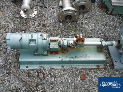 1" x 1.5" Moyno Pump, S/S, 0.5 HP