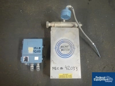 Micro Motion Flow Meter, Model DS 150, S/S