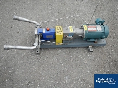 2" Lobeflo Rotary Lobe Pump, S/S, 1 HP