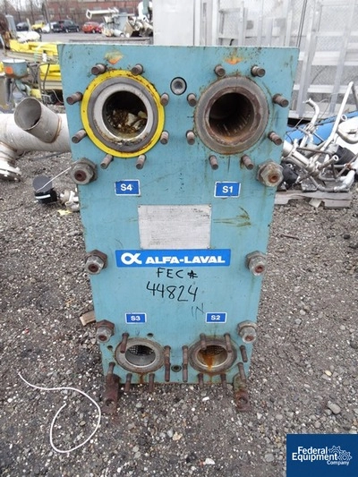 73 Sq Ft Alfa Laval Plate Heat Exchanger, 150#
