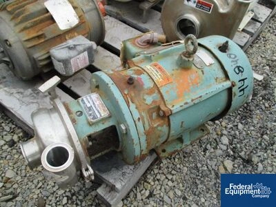 2" x 1.5" Tri-Clover Centrifugal Pump, S/S, 5 HP
