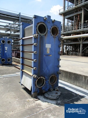 1,631 Sq Ft Alfa Laval Plate Heat Exchanger, S/S