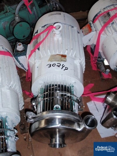 2" x 1.5" Tri-Clover Centrifugal Pump, S/S, 7.5 HP