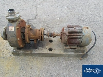 4" x 3" Stan-Cor Centrifugal Pump, Type A40, KYNAR, 15 HP