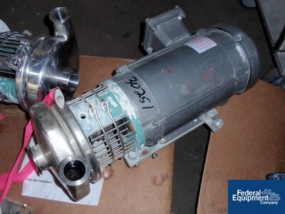 2" x 1.5" Tri-Clover Centrifugal Pump, S/S, 2 HP