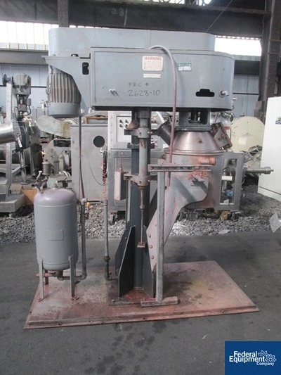 7.5 HP Hockmeyer Dual Shaft Disperser, Model S-HCSM-7.5, S/S