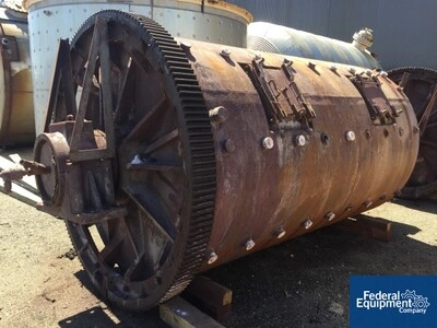6&rsquo; x 8&rsquo; Paul Abbe Ball Mill, C/S, Jacketed, 100 HP