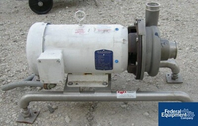 2.5" x 2" Ampco Centrifugal Pump, 316 S/S, 7.5 HP