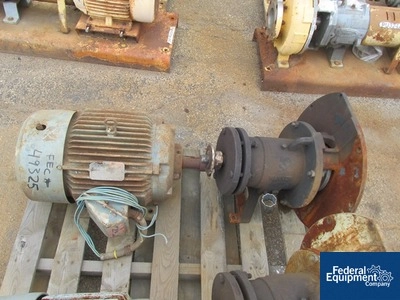 Stan-Cor Pump Impeller with Motor, KYNAR, 15 HP