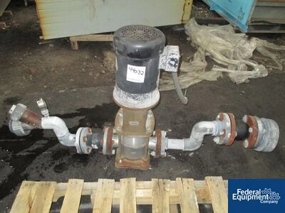 Grundfos Vertical Centrifugal Pump, Model CRN-10, 3 HP