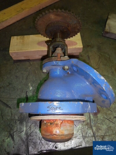 4" x 3" Pfaudler Glass-Lined Plug Valve Body