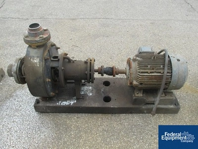 4" x 3" Stan-Cor Centrifugal Pump, Type A40, KYNAR, 15 HP