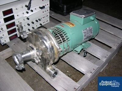 2" x 1.5" Tri-Clover Centrifugal Pump, S/S, 1 HP