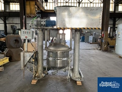 10/7.5 HP Twin Motion Vacuum Mixer, S/S