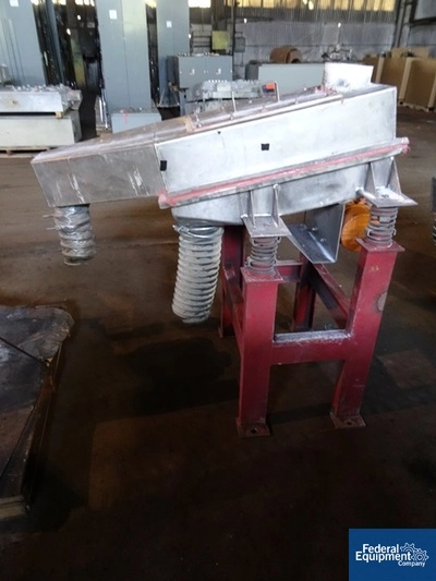 16" x 28" Martin Engineering Vibro Screener, S/S, Single Deck