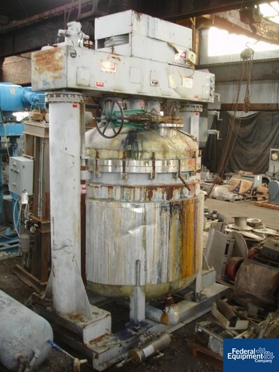 75/75/30 HP Myers Triple Shaft Vacuum Mixer, S/S