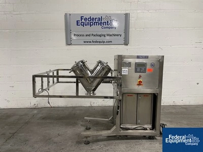 1 Cu Ft Bectochem Twin Shell Blender, S/S