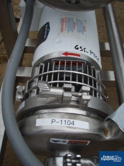 2" x 1.5" Waukesha Centrifugal Pump, S/S, 3 HP