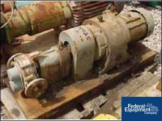 1.5" Waukesha Gear Pump, S/S, 5 HP