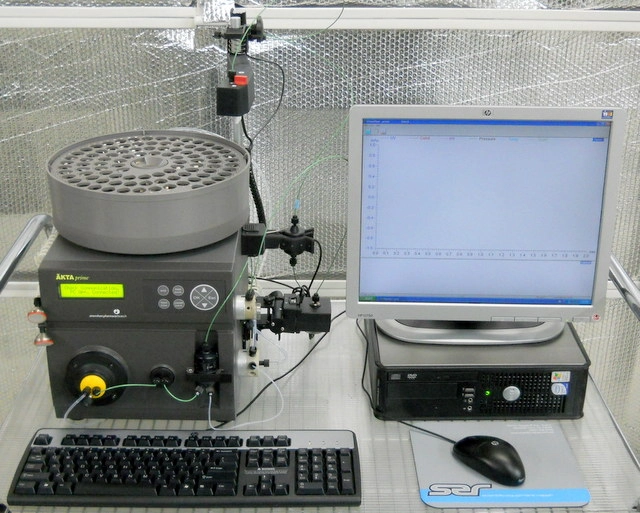 GE / Amersham / Pharmacia AKTA prime FPLC Chromatography System