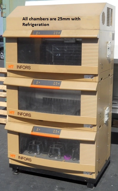Infors HT Multitron Floor Model Incubator Shaker Triple Stack with Refrigeration