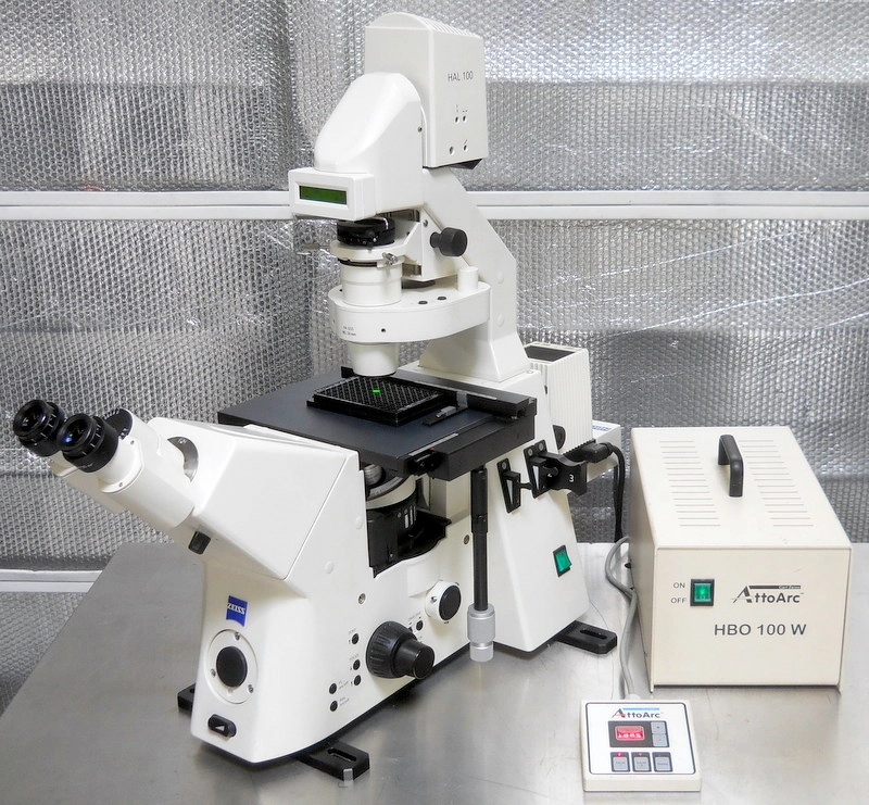 Zeiss Axiovert 200M Inverted Fluorescence Research Microscope