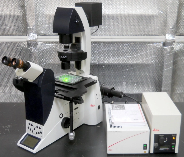 Leica DMI4000B Inverted Fluorescence Research Microscope