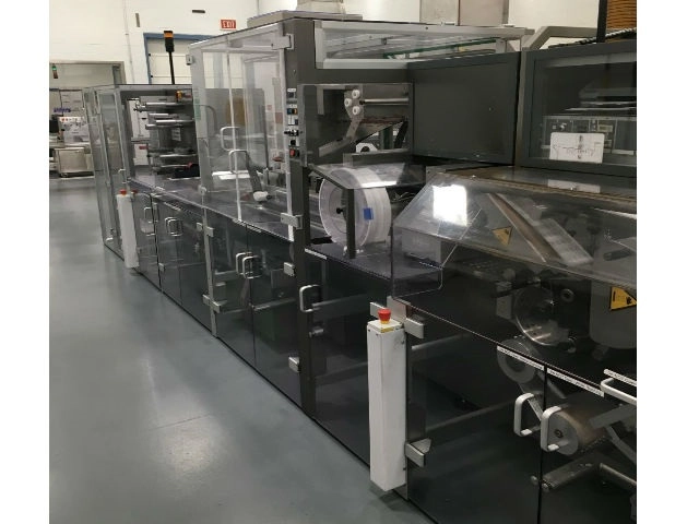 IMA C90 Monoblock Blister Line with Color Vision System, Printer, Leaflet Inserter, Cartoner