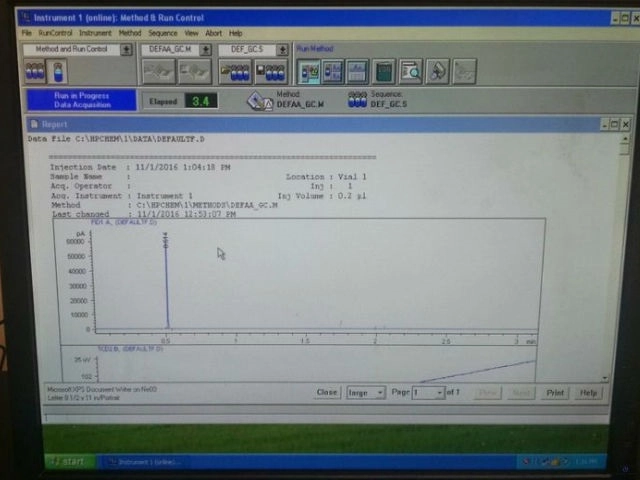 HP 6890 with FID, TCD, 7683 Autosampler, Computer and Software