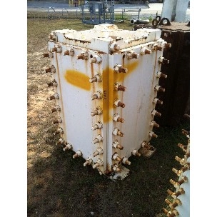 436 Sq Ft Alfa Laval  Hastelloy Block Type Heat Exchanger