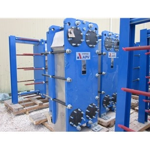 1119 Sq Ft APV Plate &amp; Frame Heat Exchanger