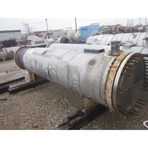 1120 Sq Ft Atlas Industrial Stainless Steel Shell &amp; Tube Heat Exchanger