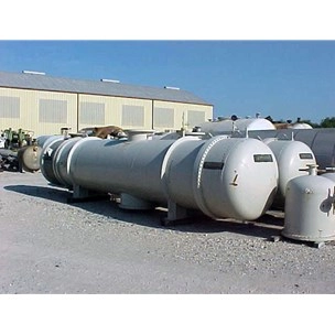 9425 Sq Ft Harris  Stainless Steel Shell &amp; Tube Heat Exchanger