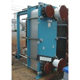 1085 Sq Ft Mueller Stainless Steel Plate Heat Exchanger