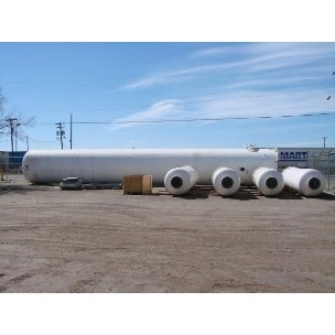 30000 Gal Proquip Vertical Carbon Steel Pressure Vessel