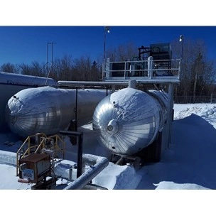 115 Ton Trinity Industries Carbon steel SA-612 Bulk Liquid CO2 Pressure Vessel