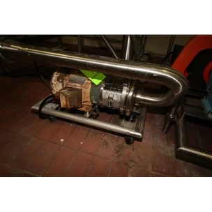 Used Waukesha 5 HP Stainless Steel Centrifugal Pump For Sale