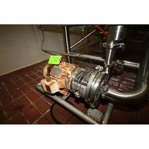 Used Waukesha 5 HP Stainless Steel Centrifugal Pump For Sale